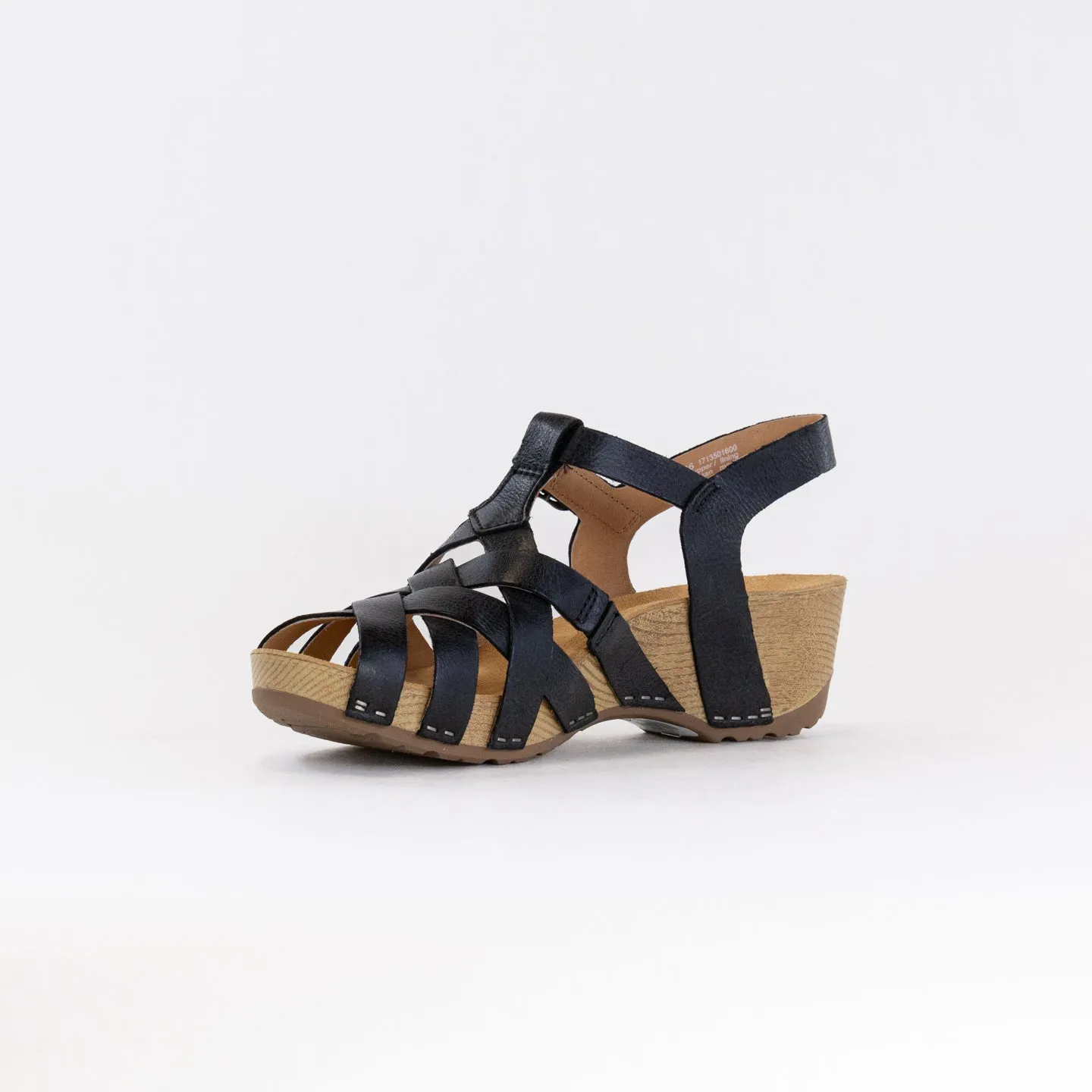 Dansko Tinley (Women's) - Black Milled Burnished Leather Slow Living