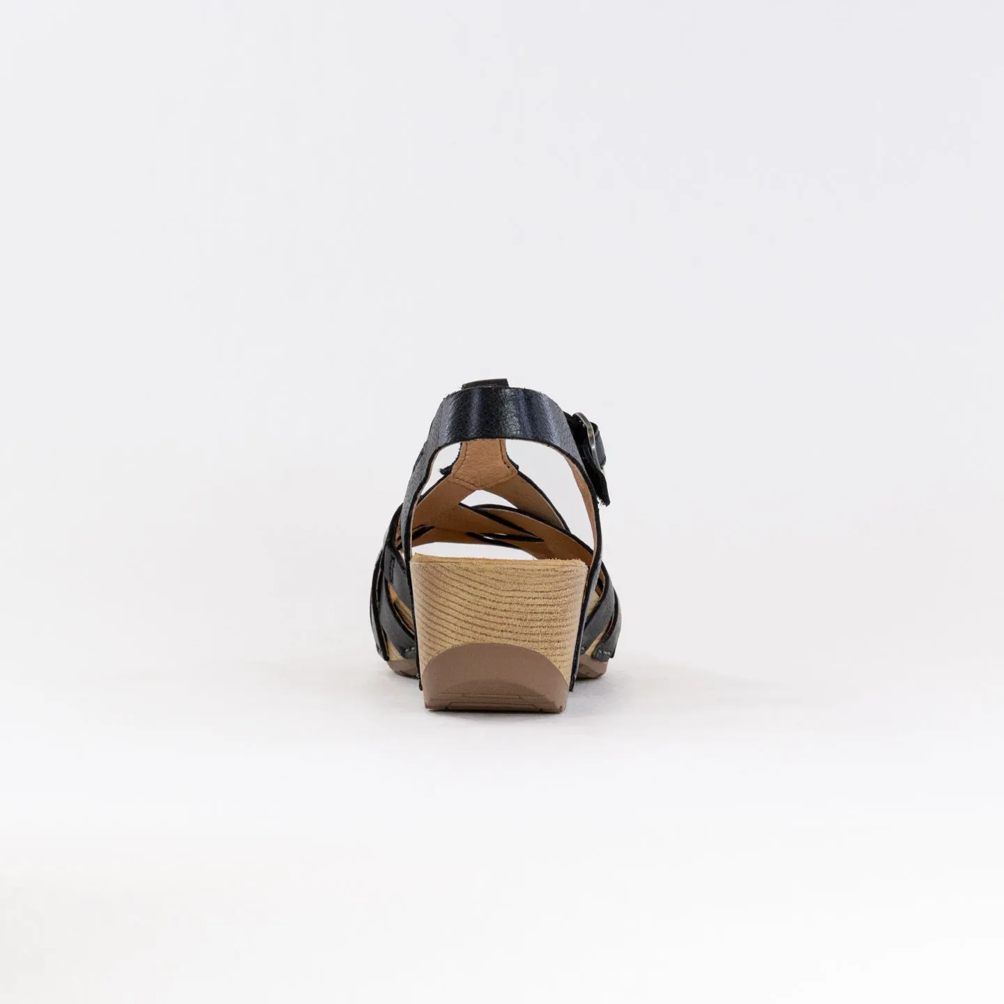 Dansko Tinley (Women's) - Black Milled Burnished Leather Warm Walk