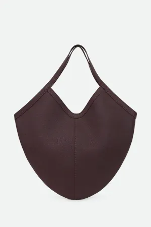 DANTE HOBO BAG IN BORDEAUX CALFSKIN creative use