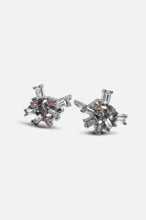 DIAMOND BAGUETTE CLUSTER STUD spiritual pick DIAMOND BAGUETTE CLUSTER STUD crafted soul
