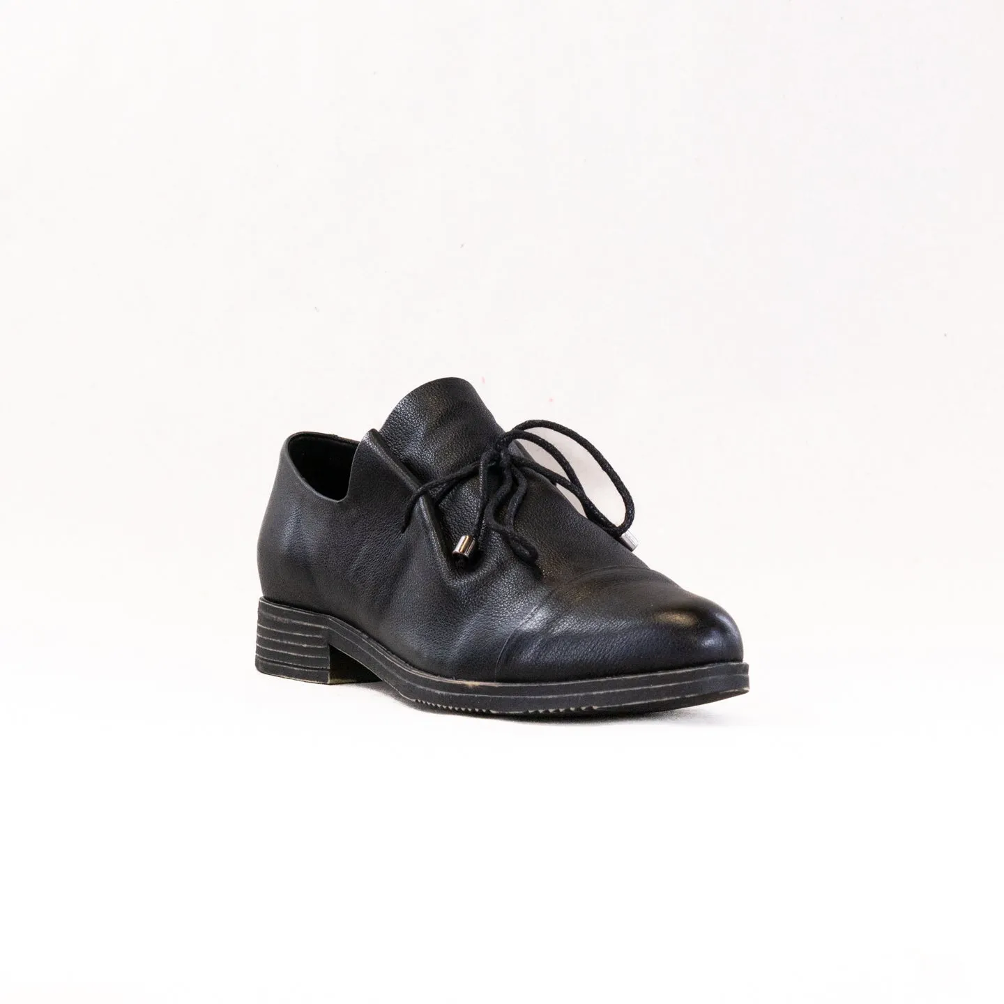 Django And Juliette Kotty (Women's) - Black Leather slope walk