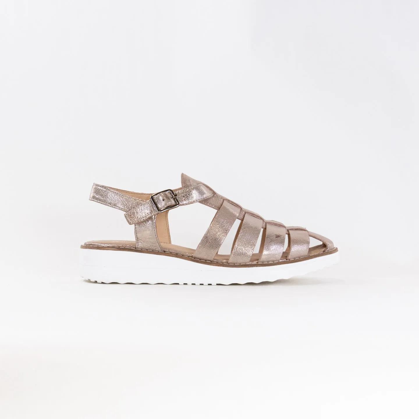 Django And Juliette Oblight (Women's) - Platino Scratch Leather Chill Escape