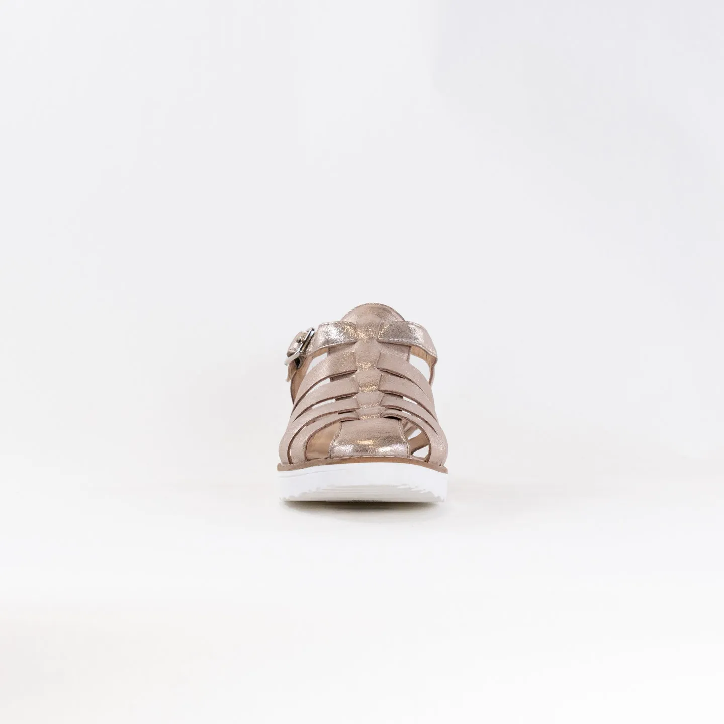 Django And Juliette Oblight (Women's) - Platino Scratch Leather Urban Cool