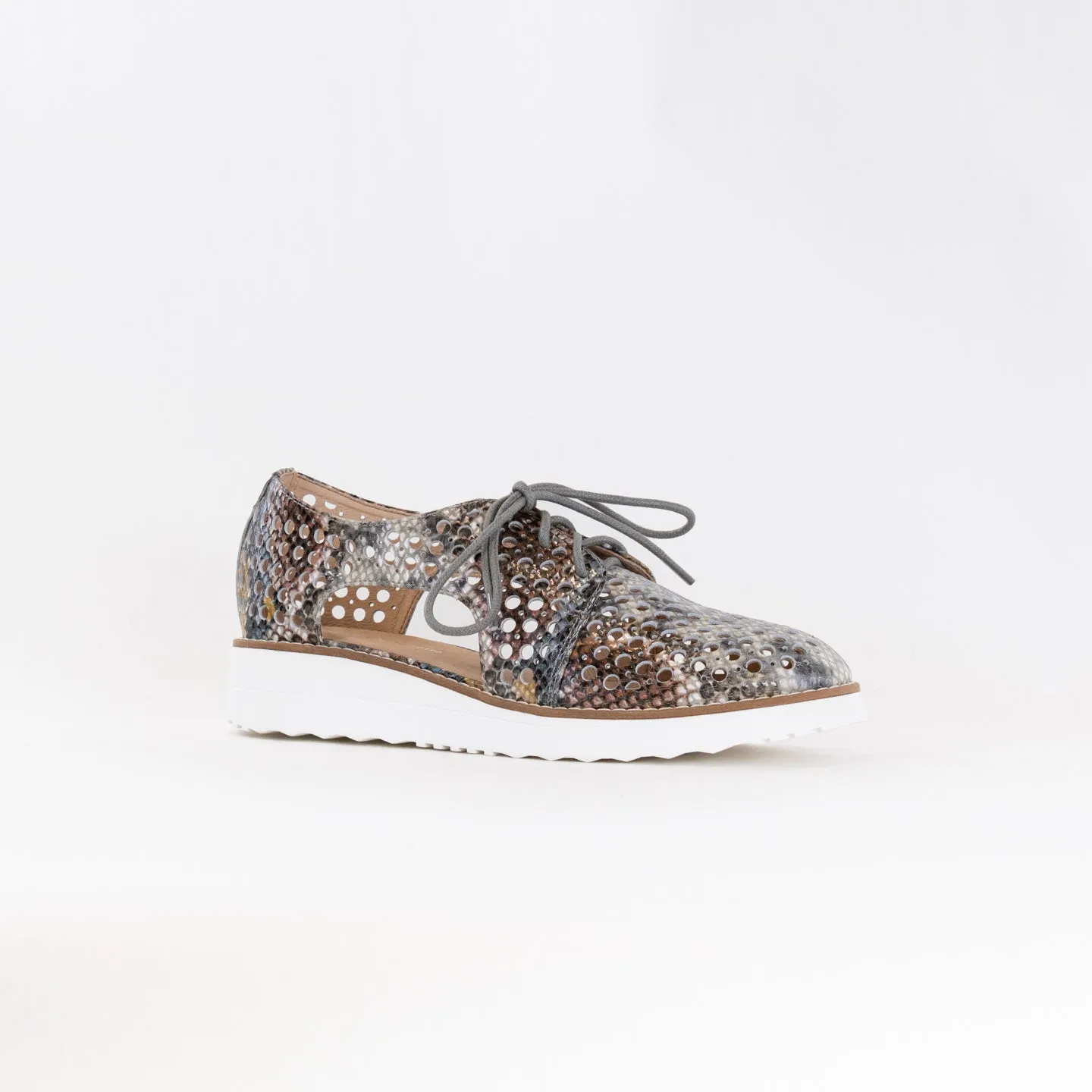 Django And Juliette Onstage (Women's) - Pink Multi-White Sole Python slope walk