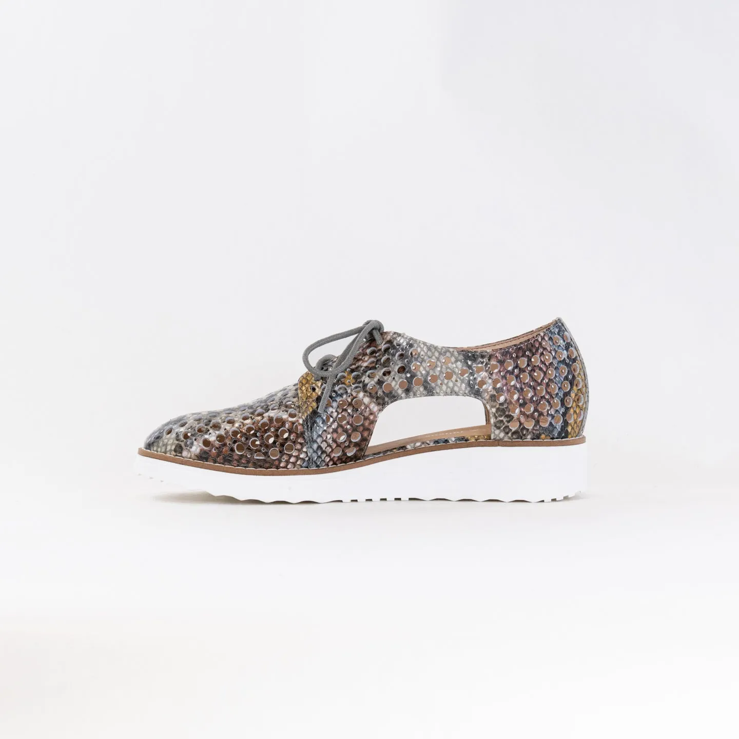 Django And Juliette Onstage (Women's) - Pink Multi-White Sole Python firm lock