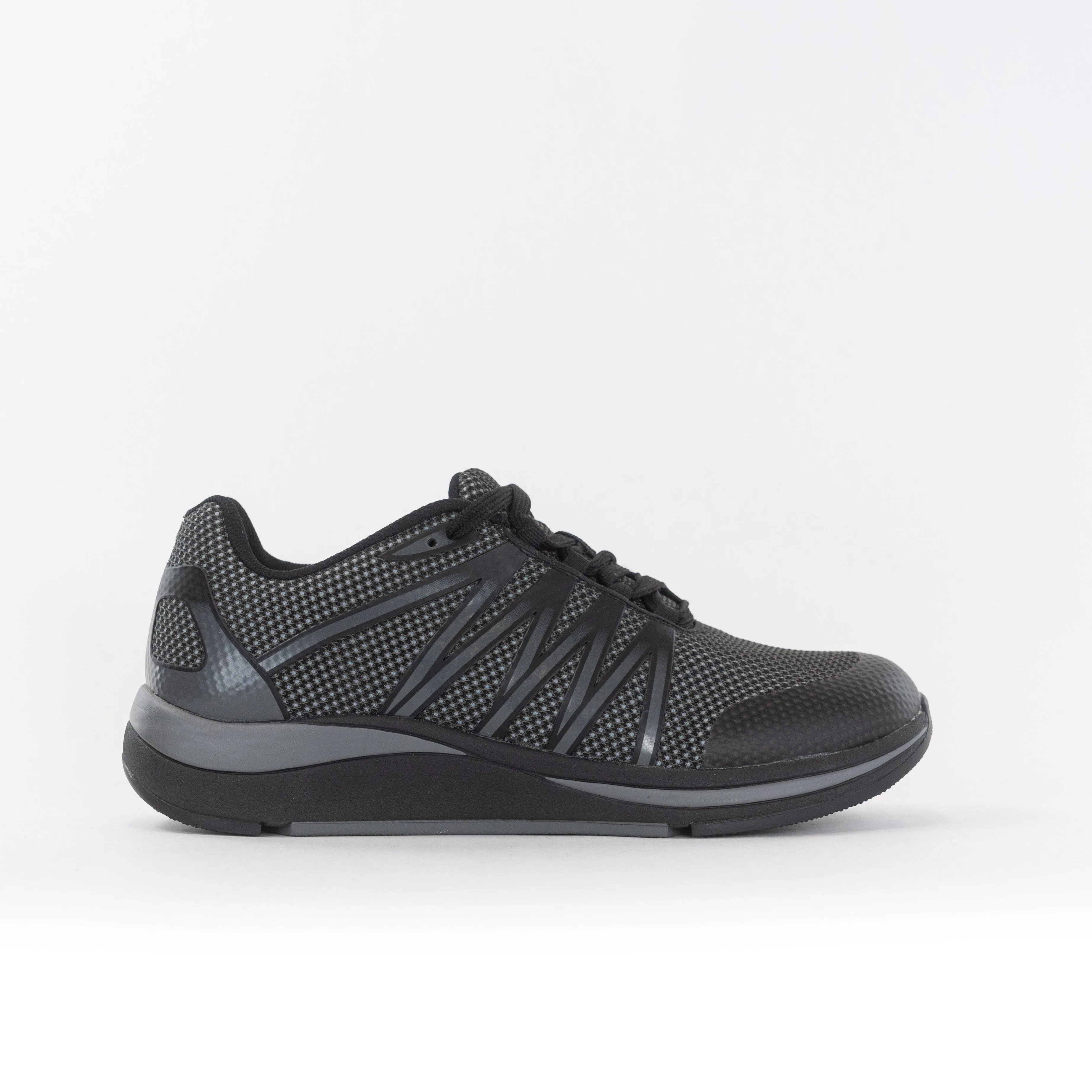 Drew Player (Men's) - Black Combo step relief