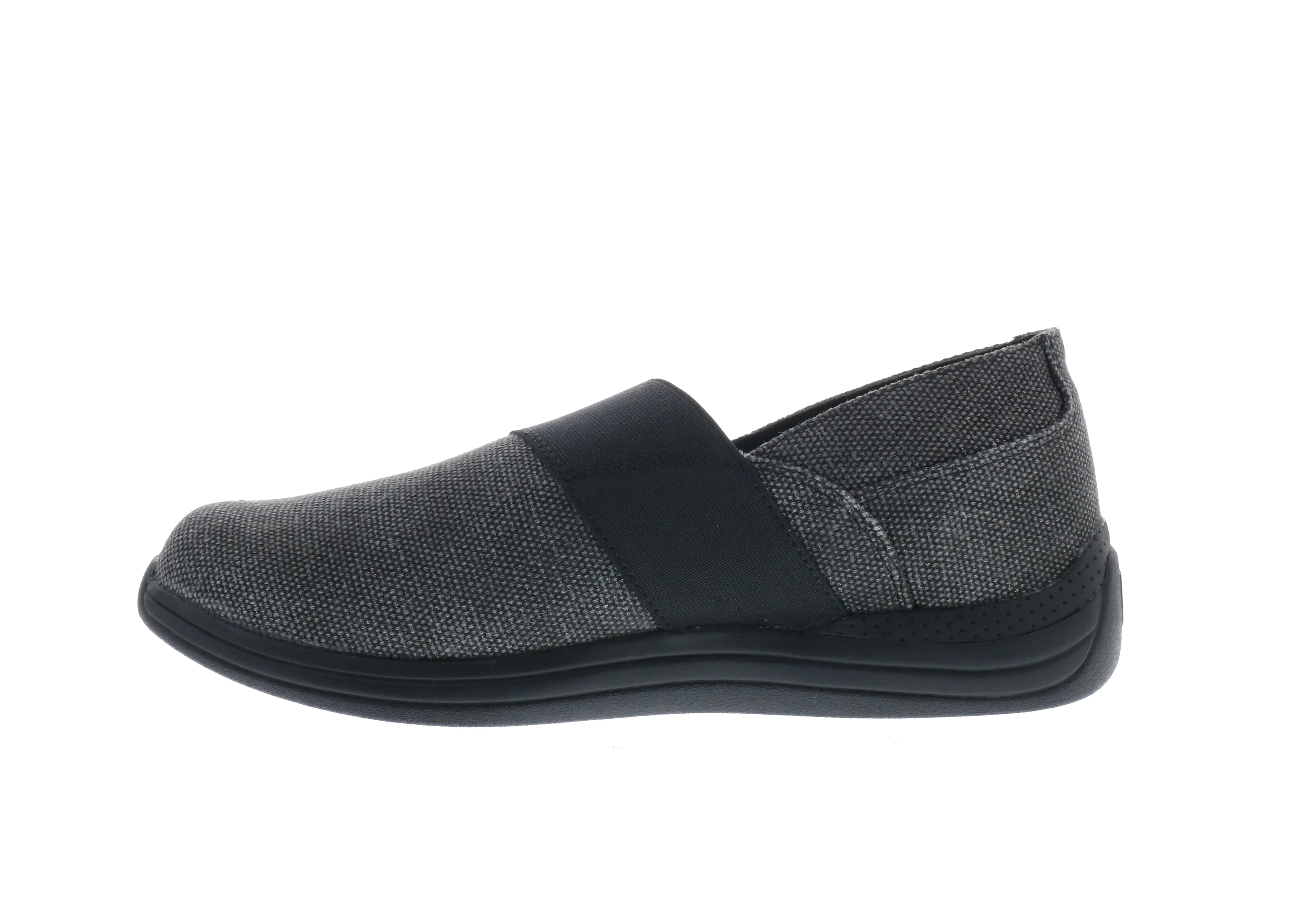 Drew Posy (Women's) - Black Metallic Canvas irritation-free