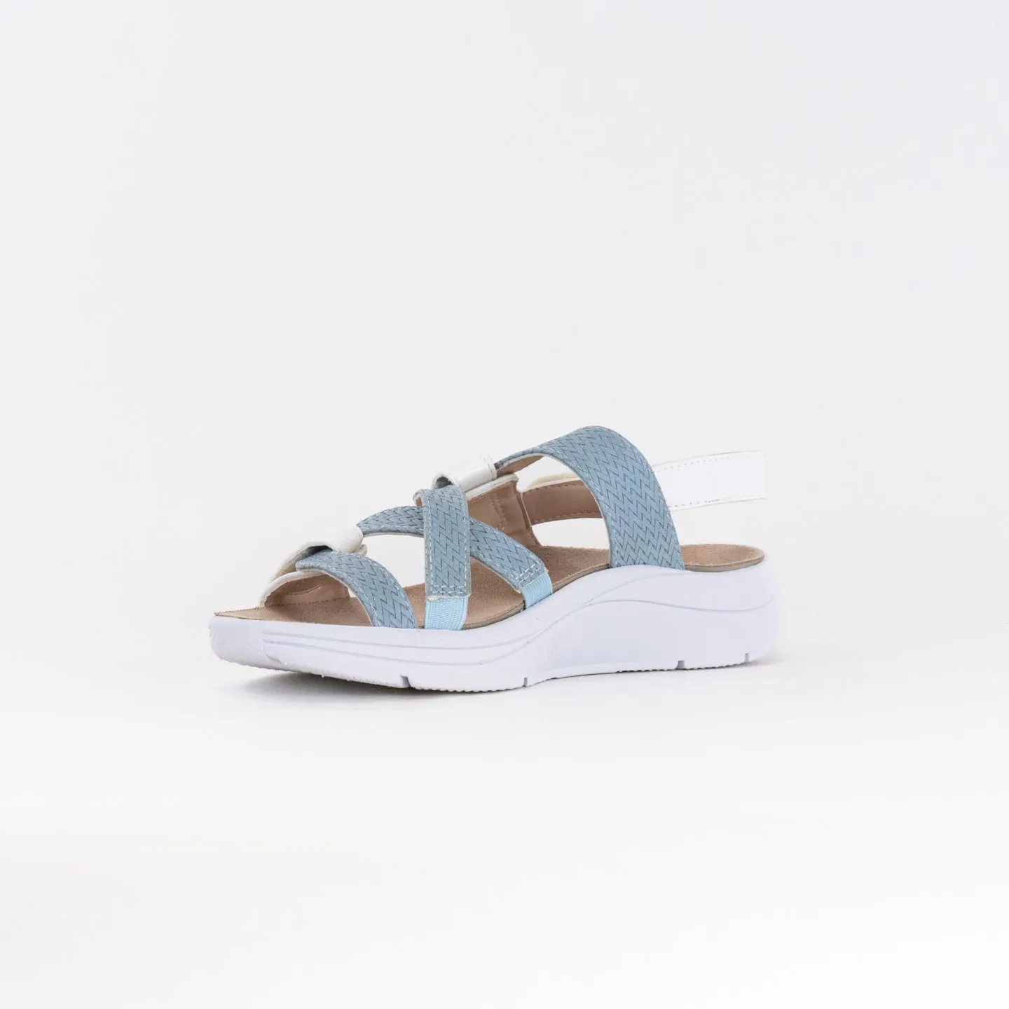 Drew Serenity (Women's) - White/Blue Combo Trend Ease