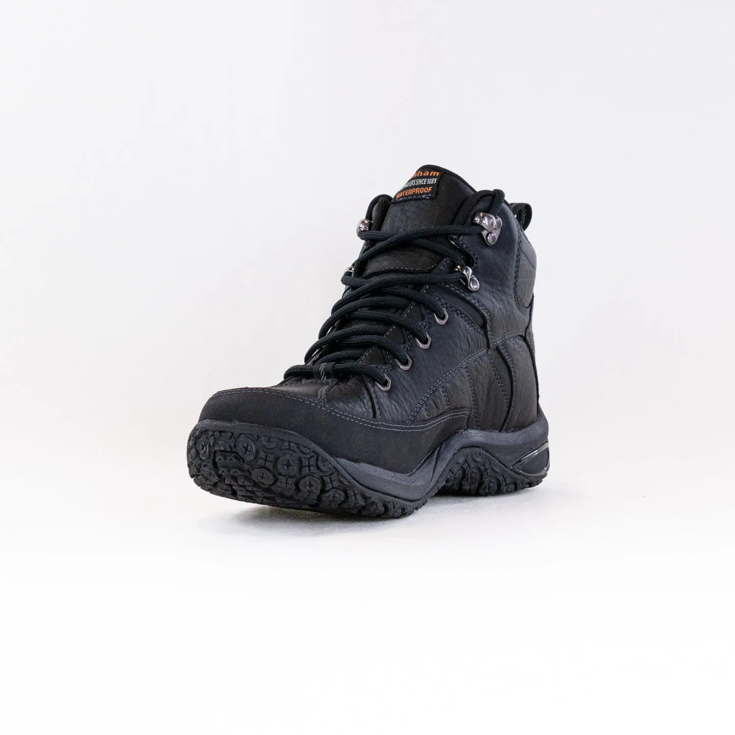 Dunham Lawrence Mid Waterproof Boot (Men's) - Black Leather performance sole