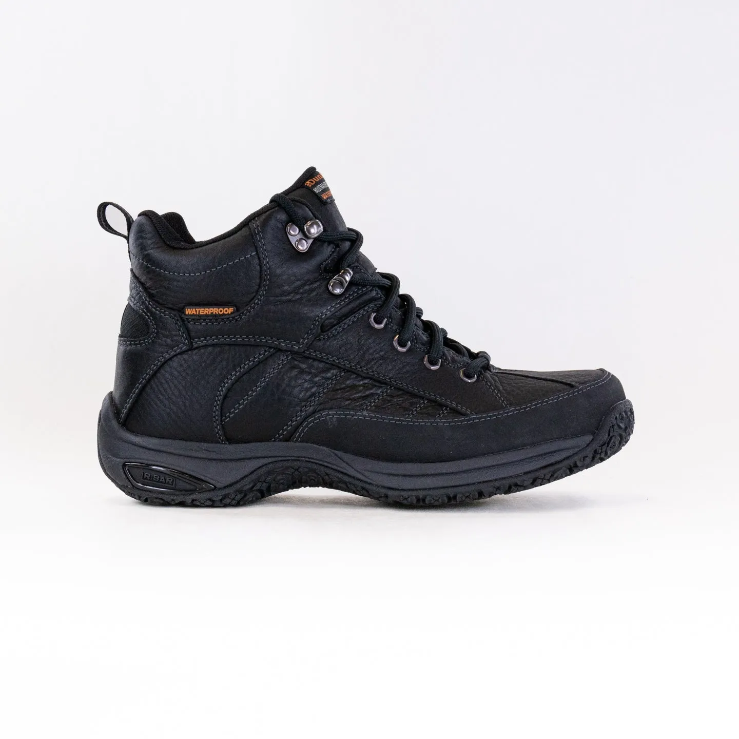 Dunham Lawrence Mid Waterproof Boot (Men's) - Black Leather durable build