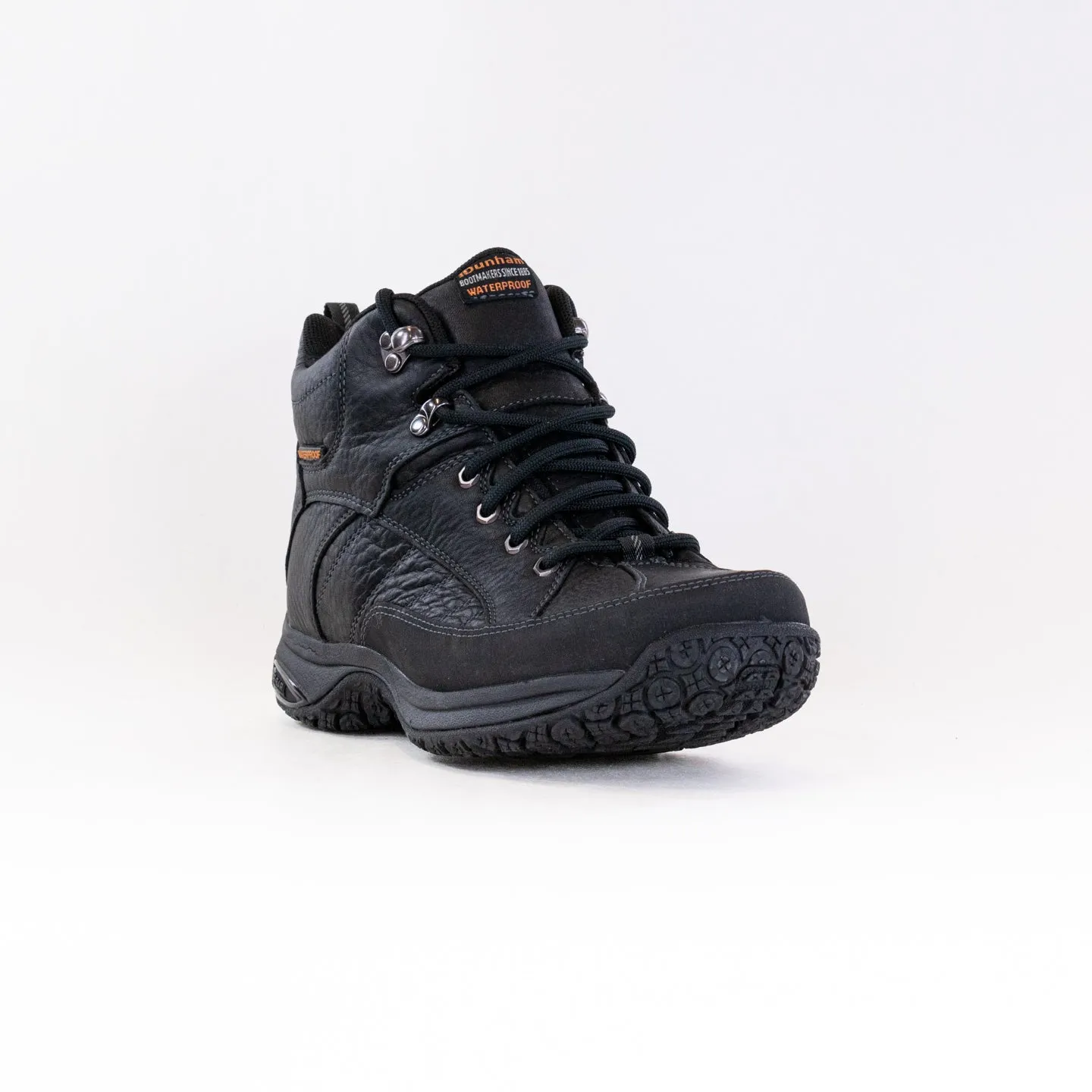 Dunham Lawrence Mid Waterproof Boot (Men's) - Black Leather minimalist design