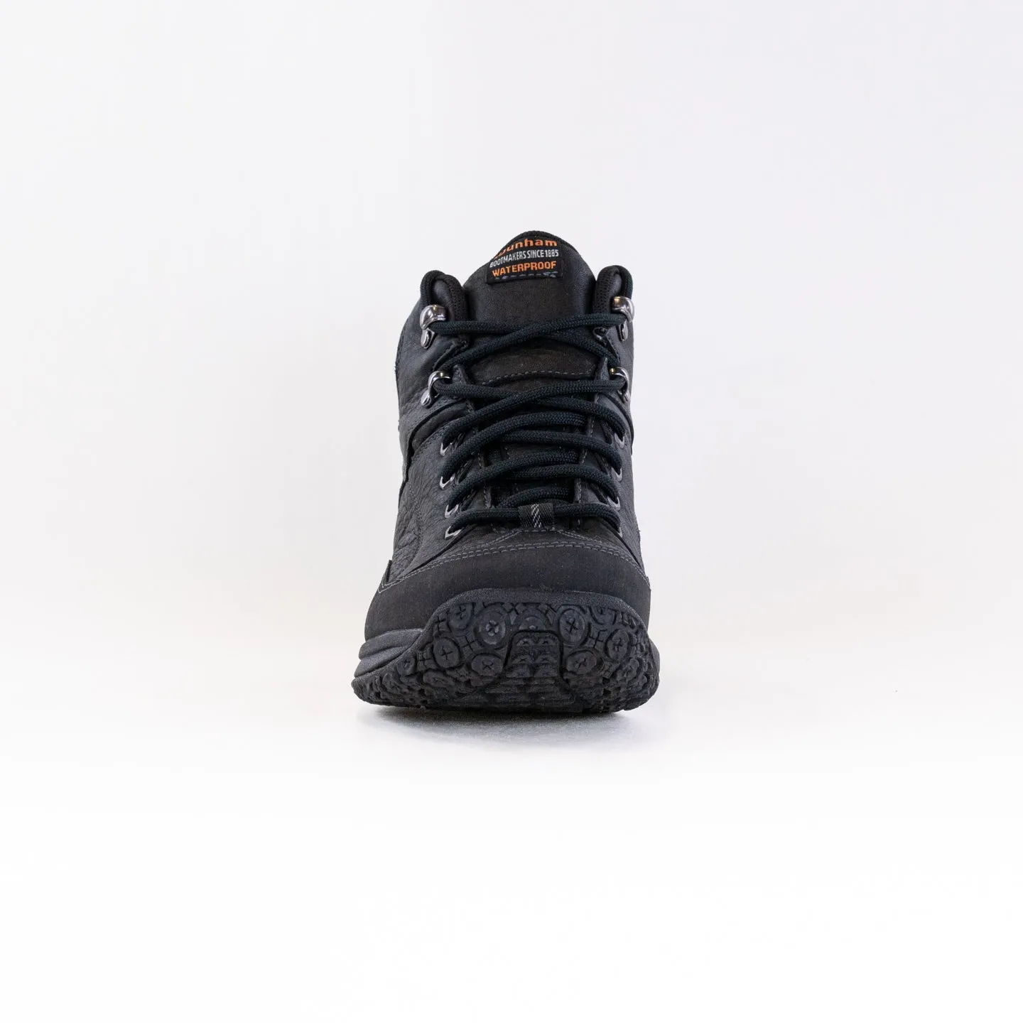 Dunham Lawrence Mid Waterproof Boot (Men's) - Black Leather explorer fit