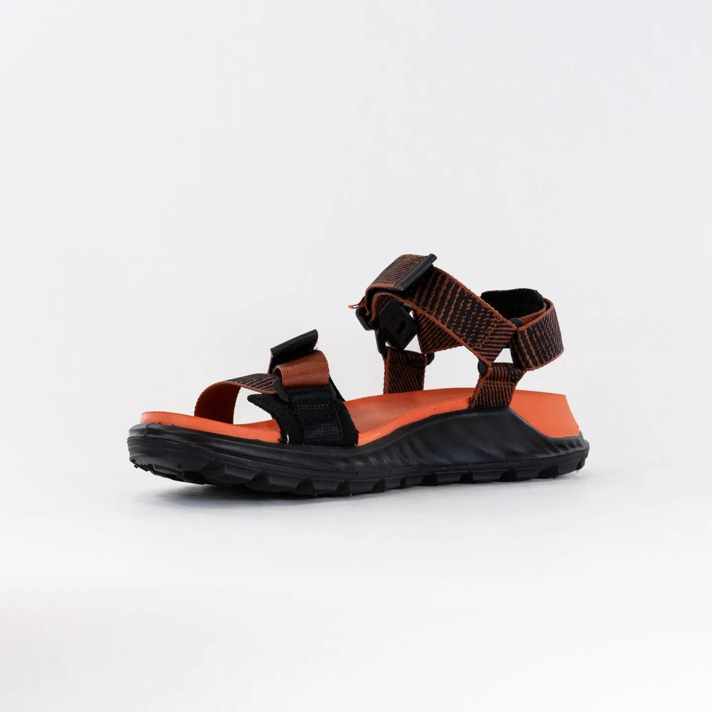 ECCO Exowrap Sandal (Men's) - Cognac Skin Feel