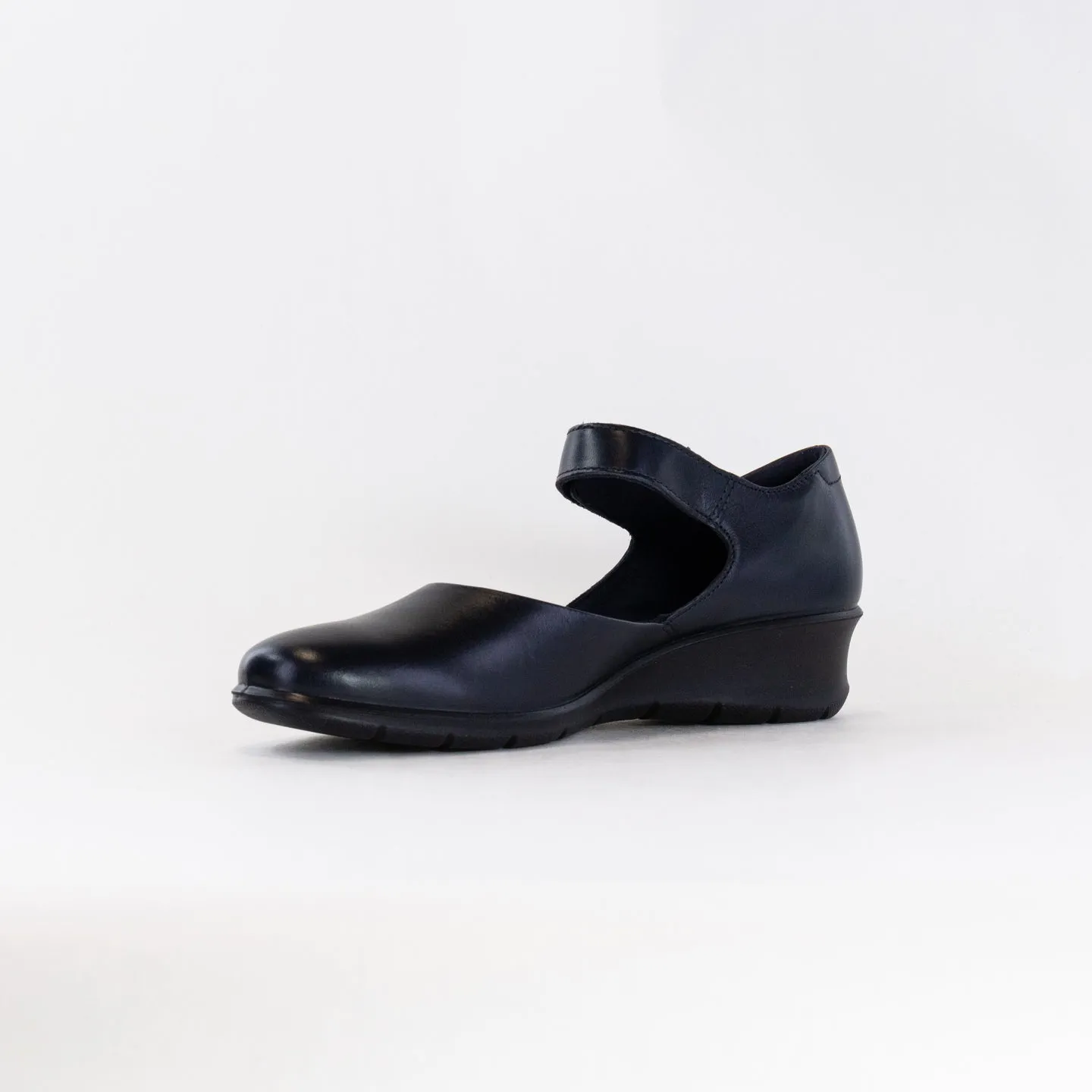 ECCO Felicia Mary Jane (Women's) - Marine Leather all fit