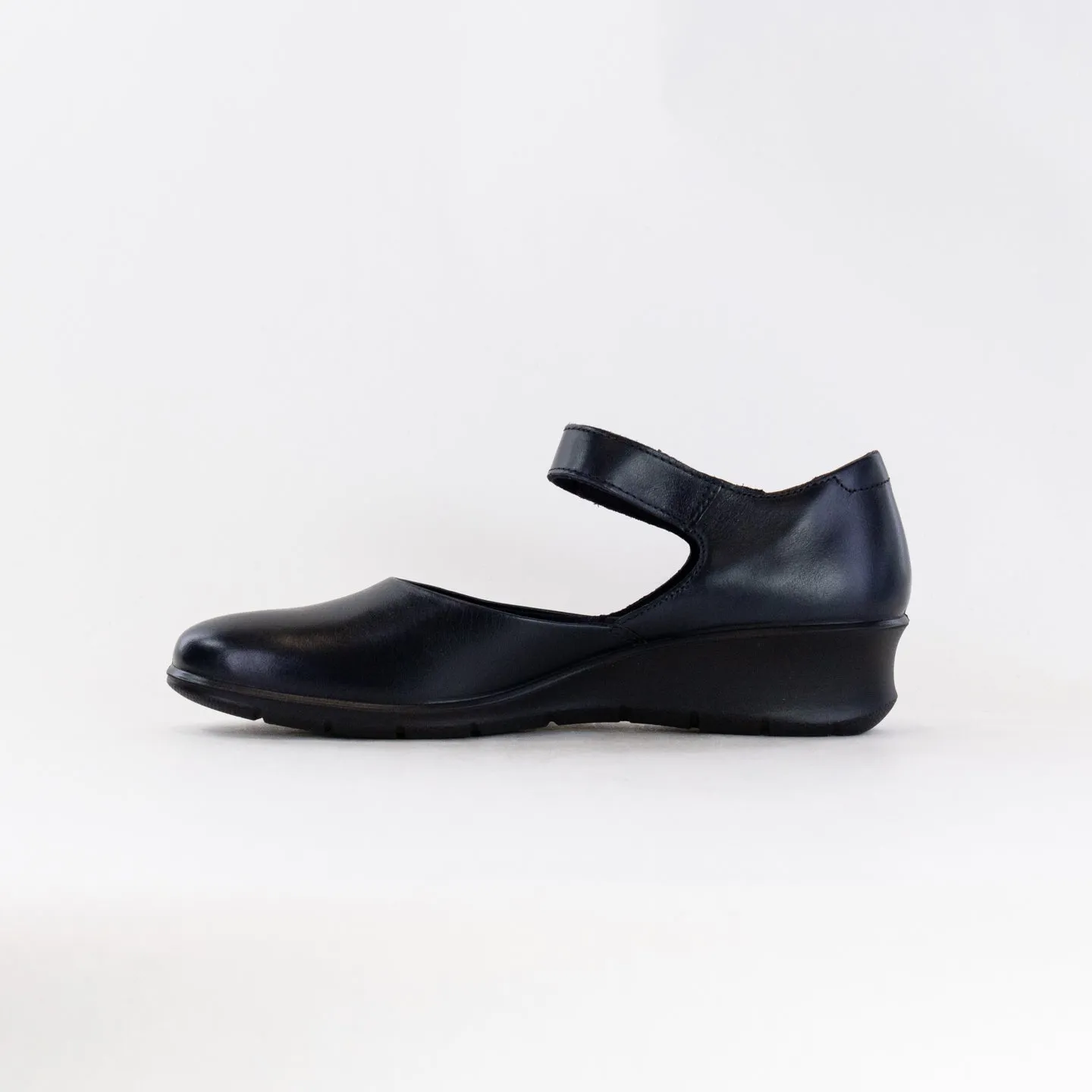 ECCO Felicia Mary Jane (Women's) - Marine Leather trail flexibility
