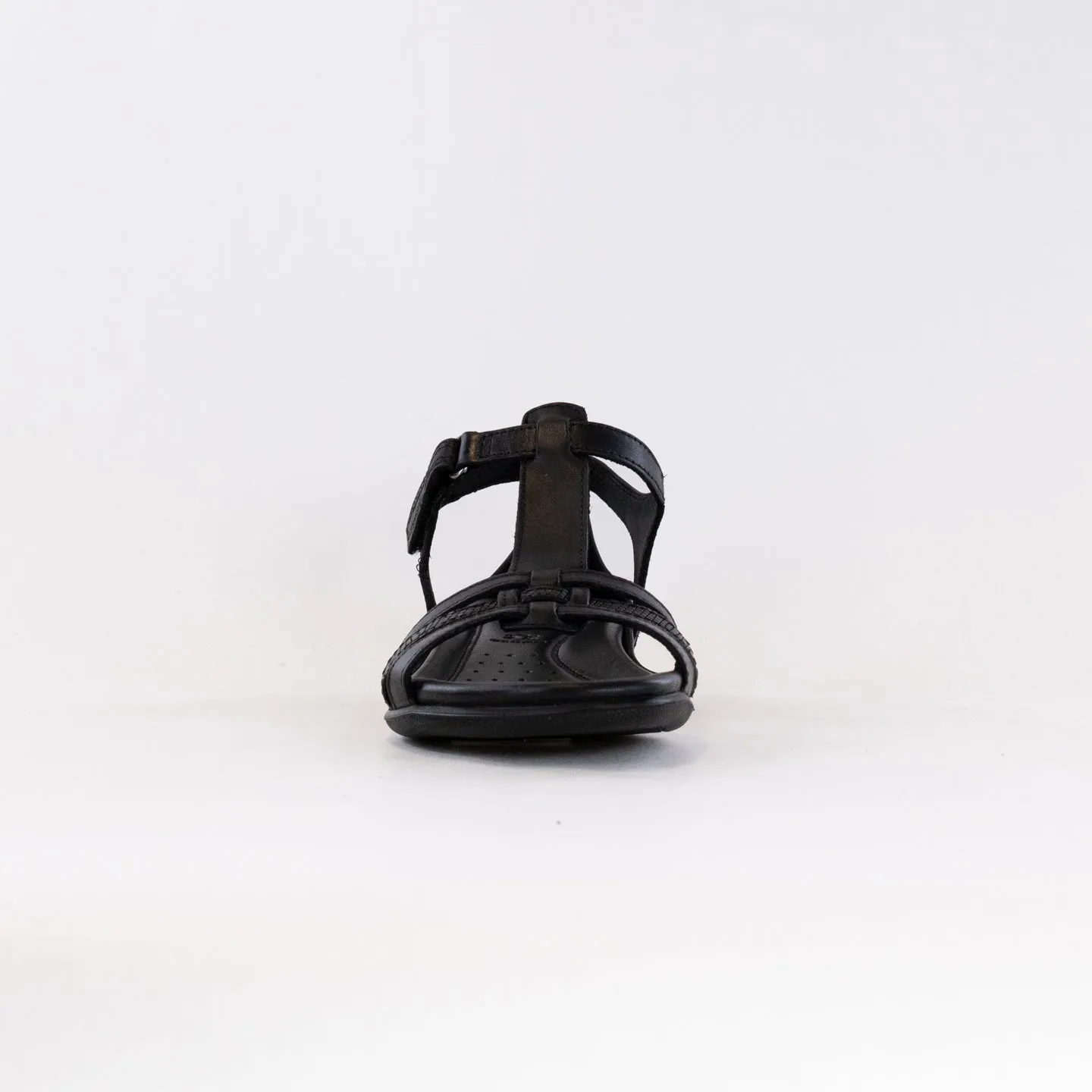 Ecco Flash T Strap Sandal (Women's) - Black Mood Boost