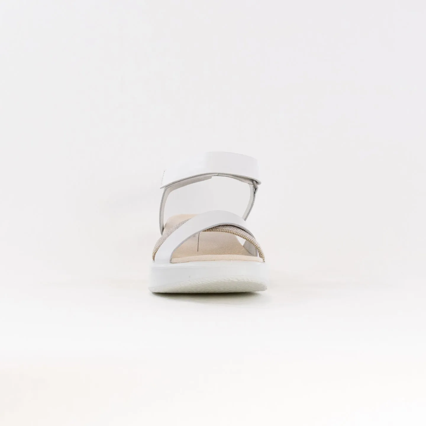 Ecco Flowt Wedge LX W Crossband (Women's) - White Open Ride
