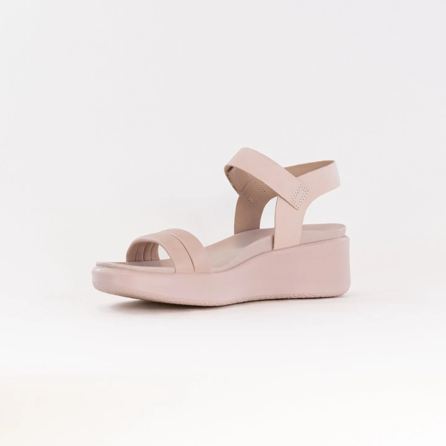 Ecco Flowt Wedge LX W (Women's) - Rose Skin Feel