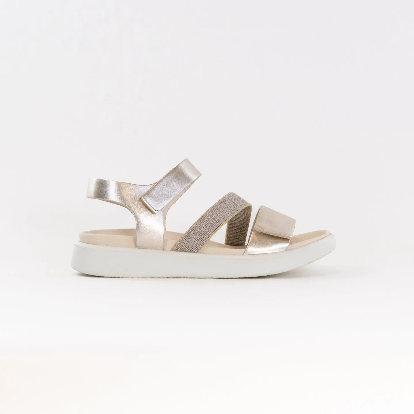 Ecco Flowt (Women's) - Pure White Gold Breeze Ride
