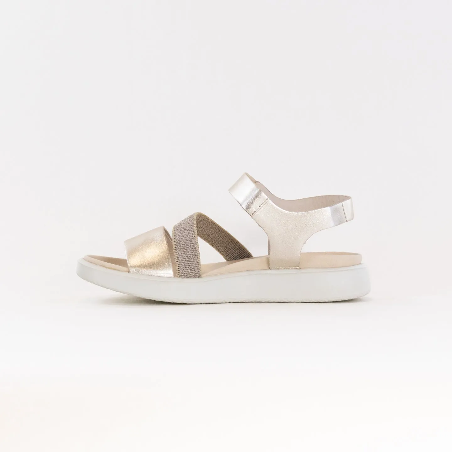 Ecco Flowt (Women's) - Pure White Gold Style Calm