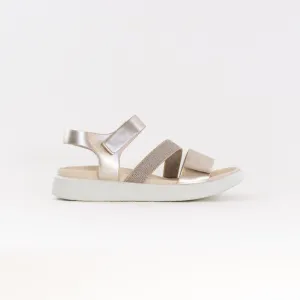 Ecco Flowt (Women's) - Pure White Gold Pure Vibe Ecco Flowt (Women's) - Pure White Gold Breeze Ride