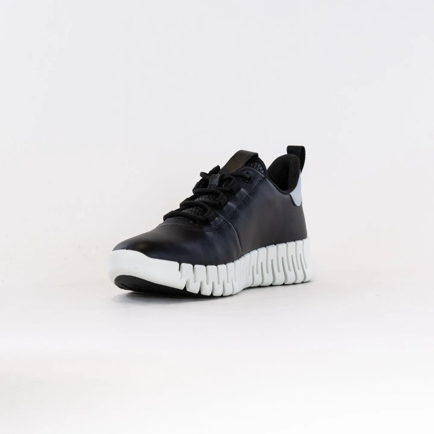 ECCO Gruuv Sneaker (Women's) - Black/Light Gray hike ready