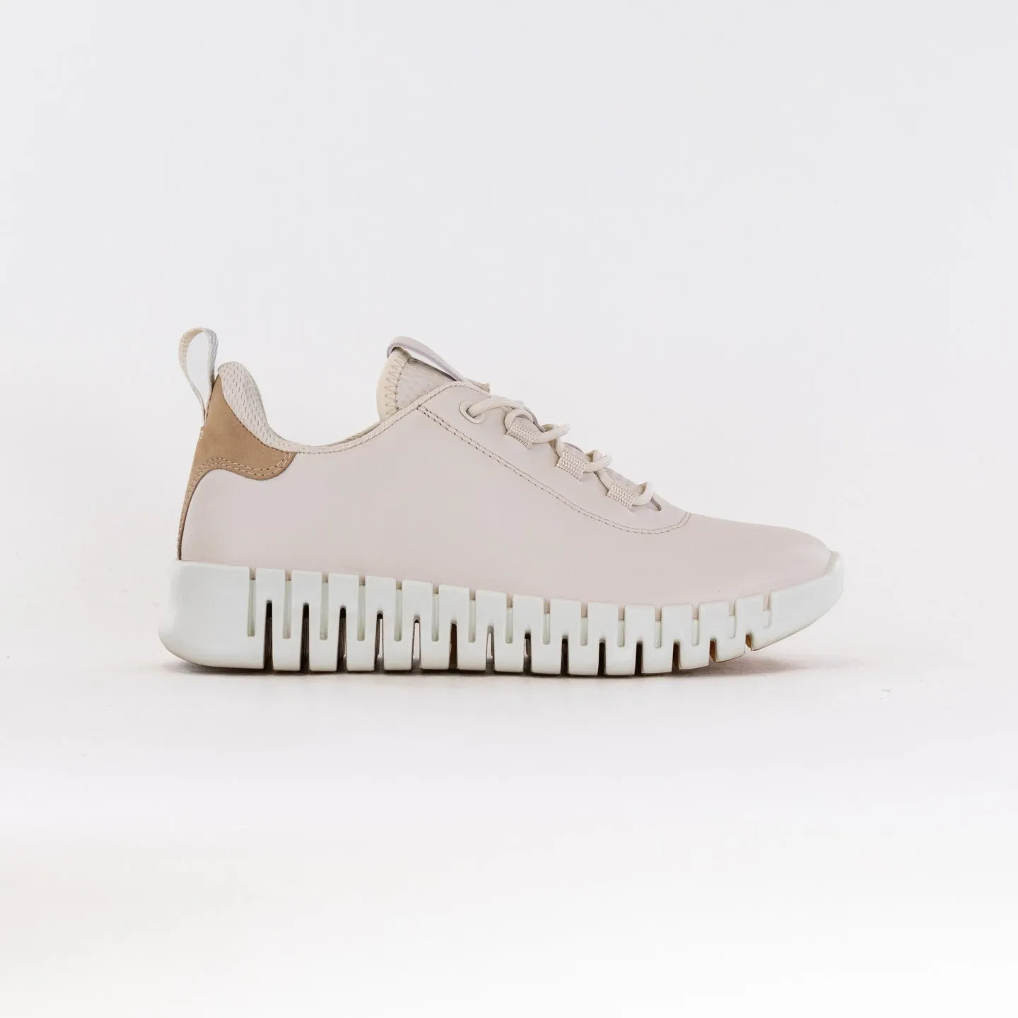 ECCO Gruuv Sneaker (Women's) - Limestone/Powder breathable mesh