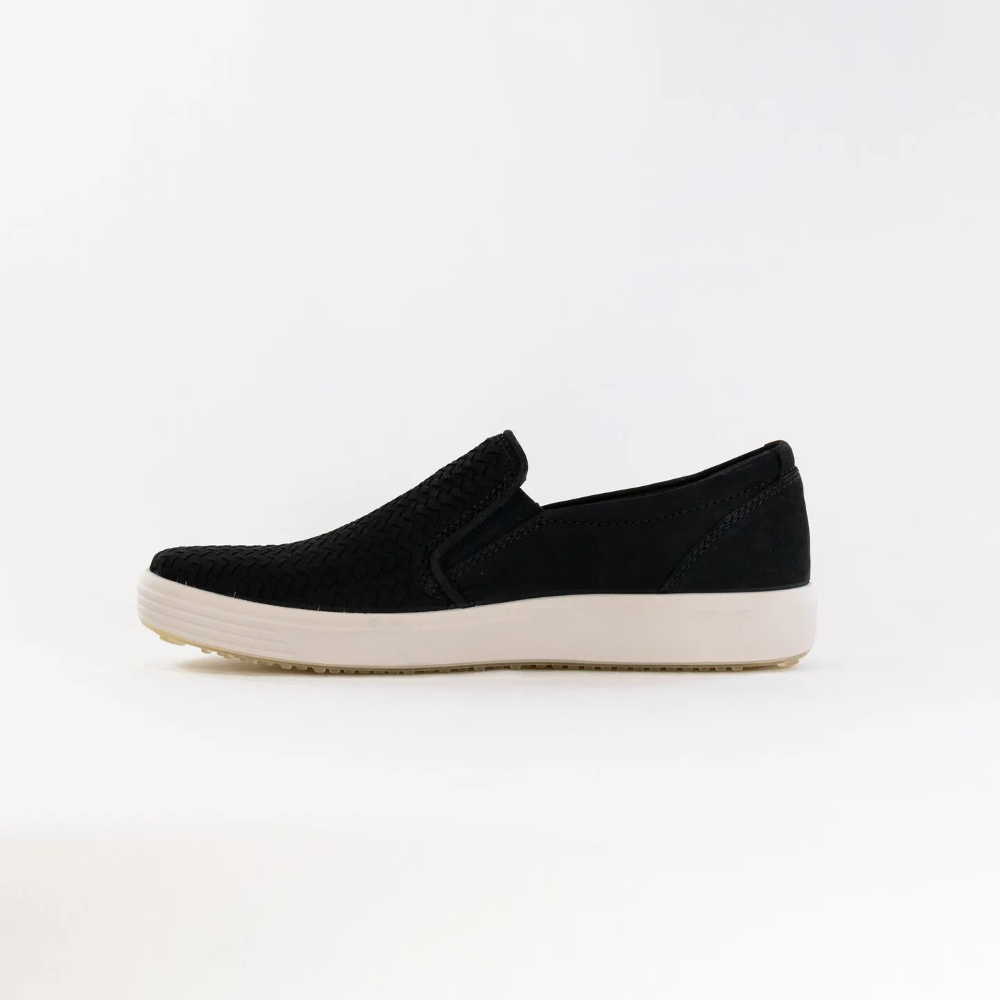 ECCO Men's Soft 7 Woven Slip-On (Men's) - Black offroad use
