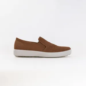 ECCO Men's Soft 7 Woven Slip-On (Men's) - Camel concrete jungle ECCO Men's Soft 7 Woven Slip-On (Men's) - Camel business casual