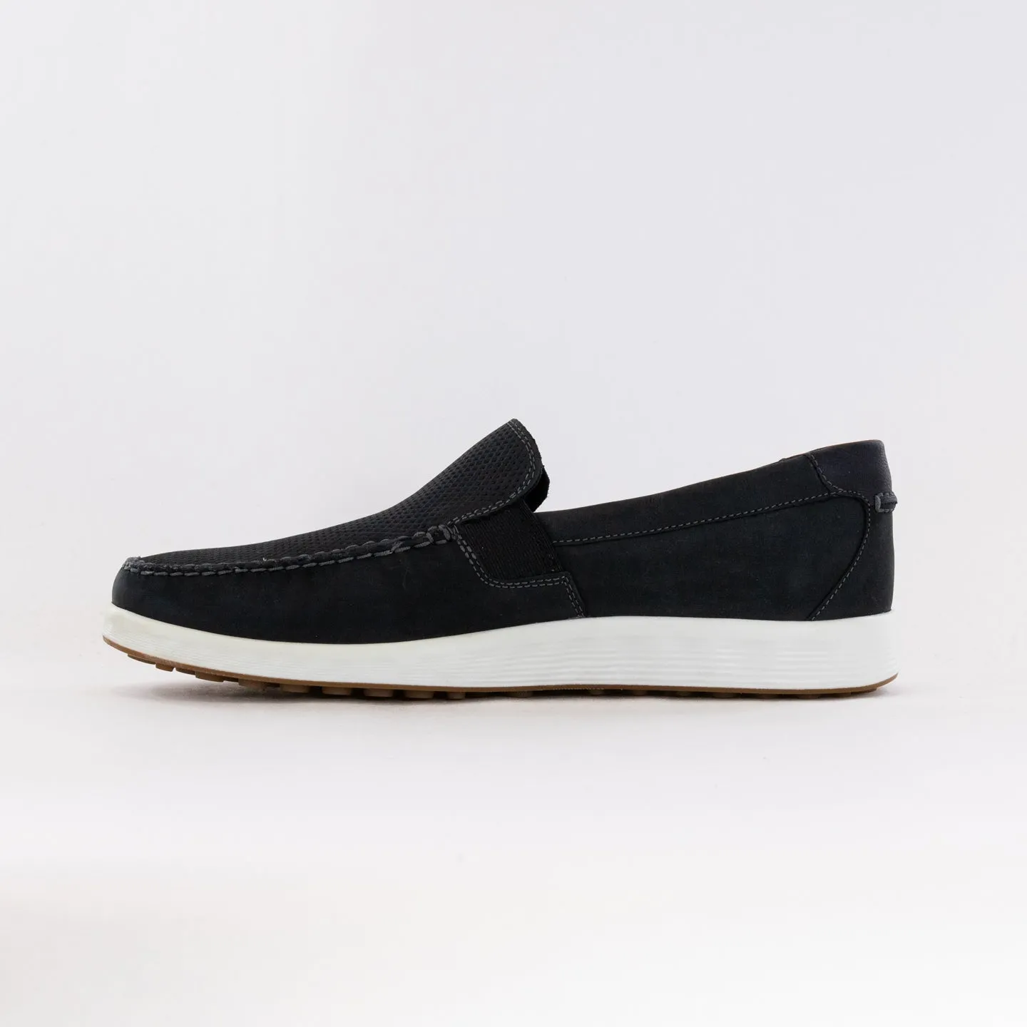 ECCO S Lite Moc Slip On (Men's) - Black edge guard