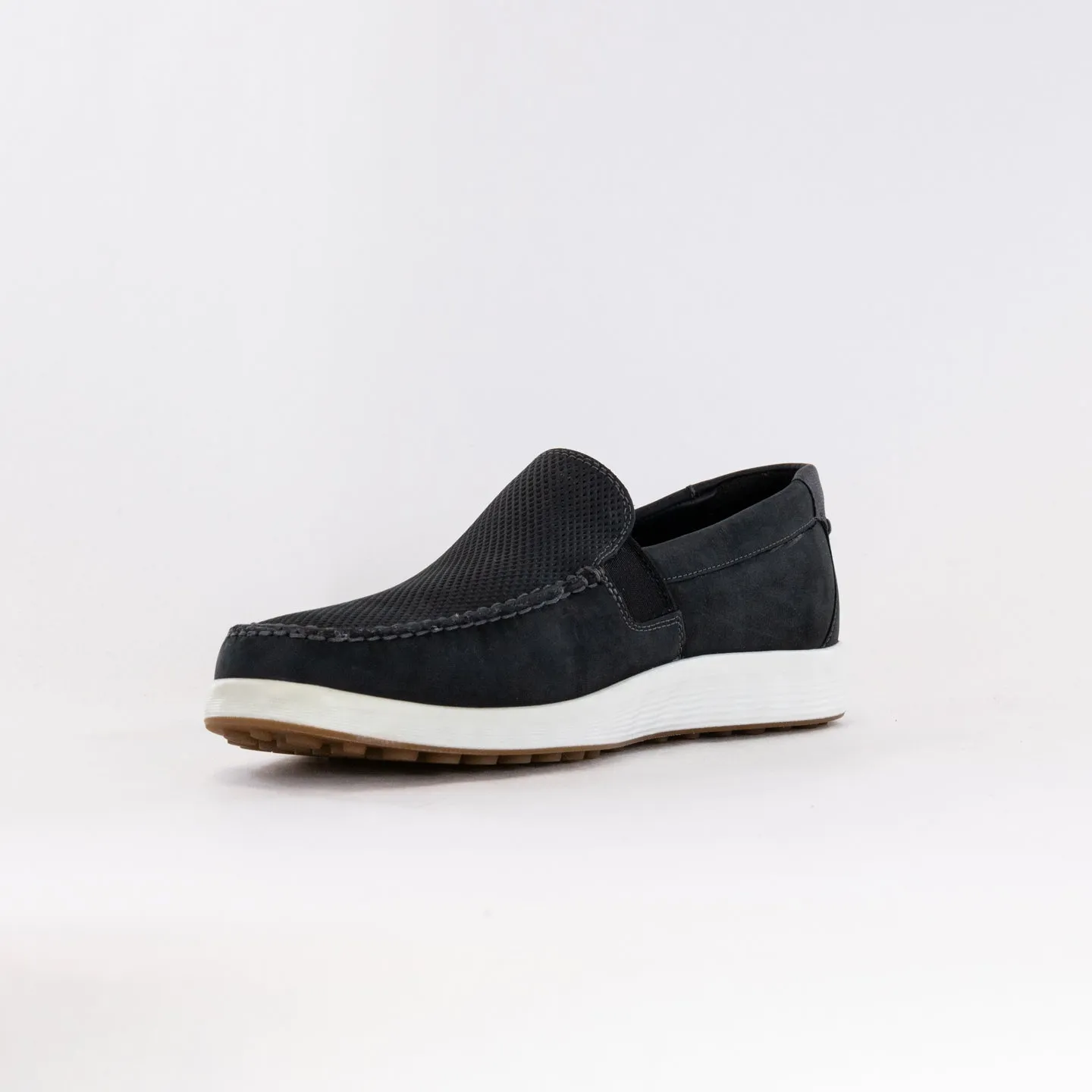 ECCO S Lite Moc Slip On (Men's) - Black harsh ground