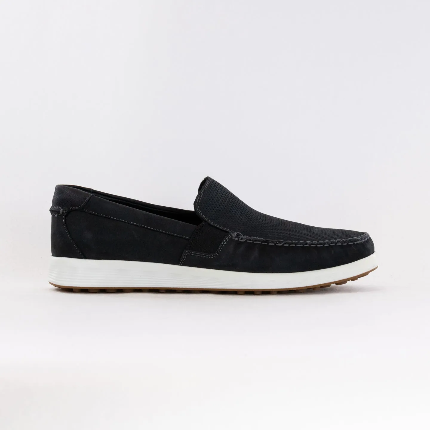 ECCO S Lite Moc Slip On (Men's) - Black wet shield