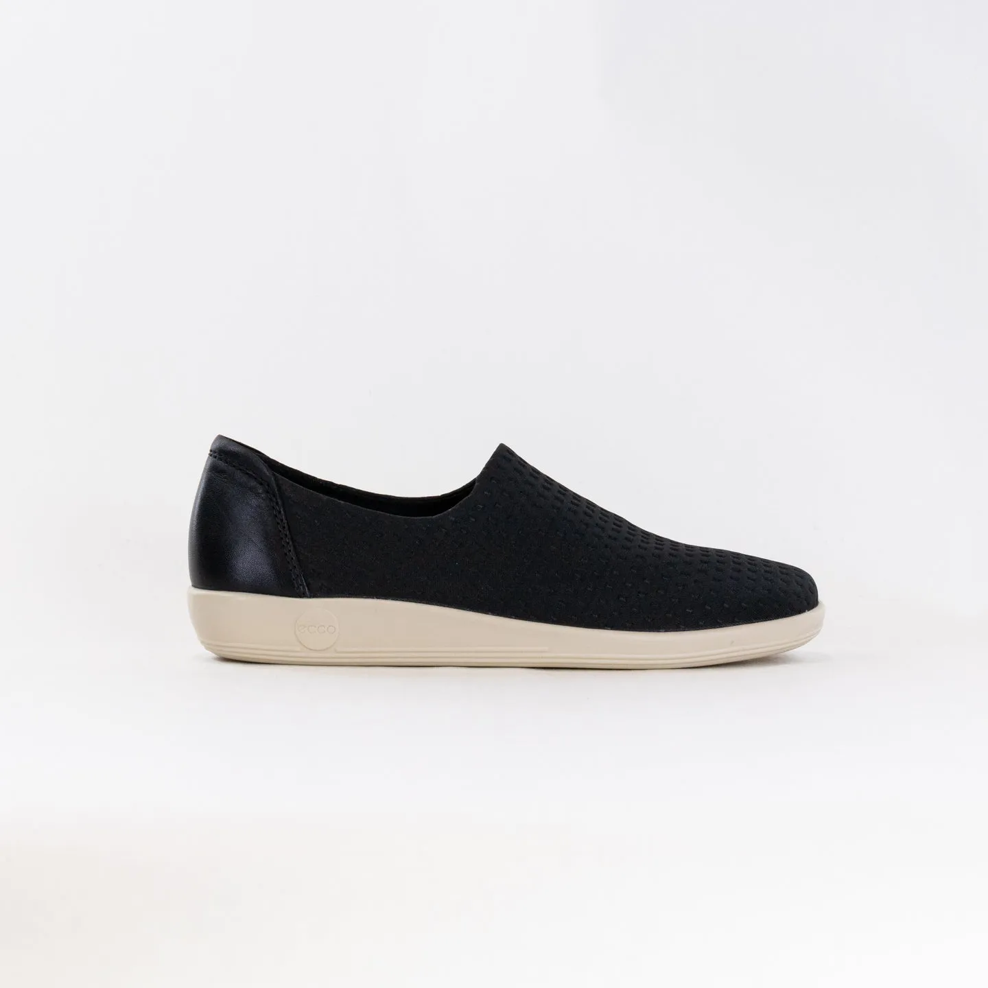 ECCO Soft 2.0 Slip On (Women's) - Black/Black power stride