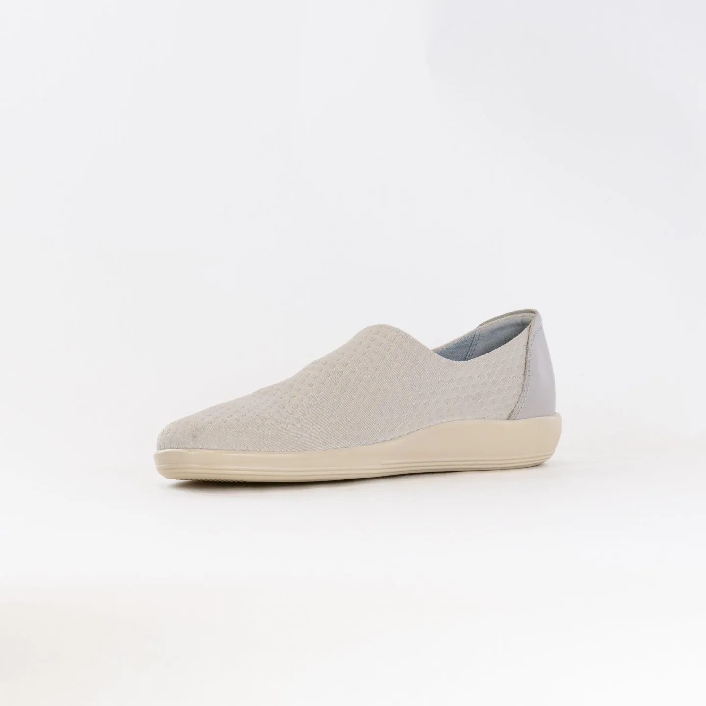 ECCO Soft 2.0 Slip On (Women's) - Gravel lightweight frame