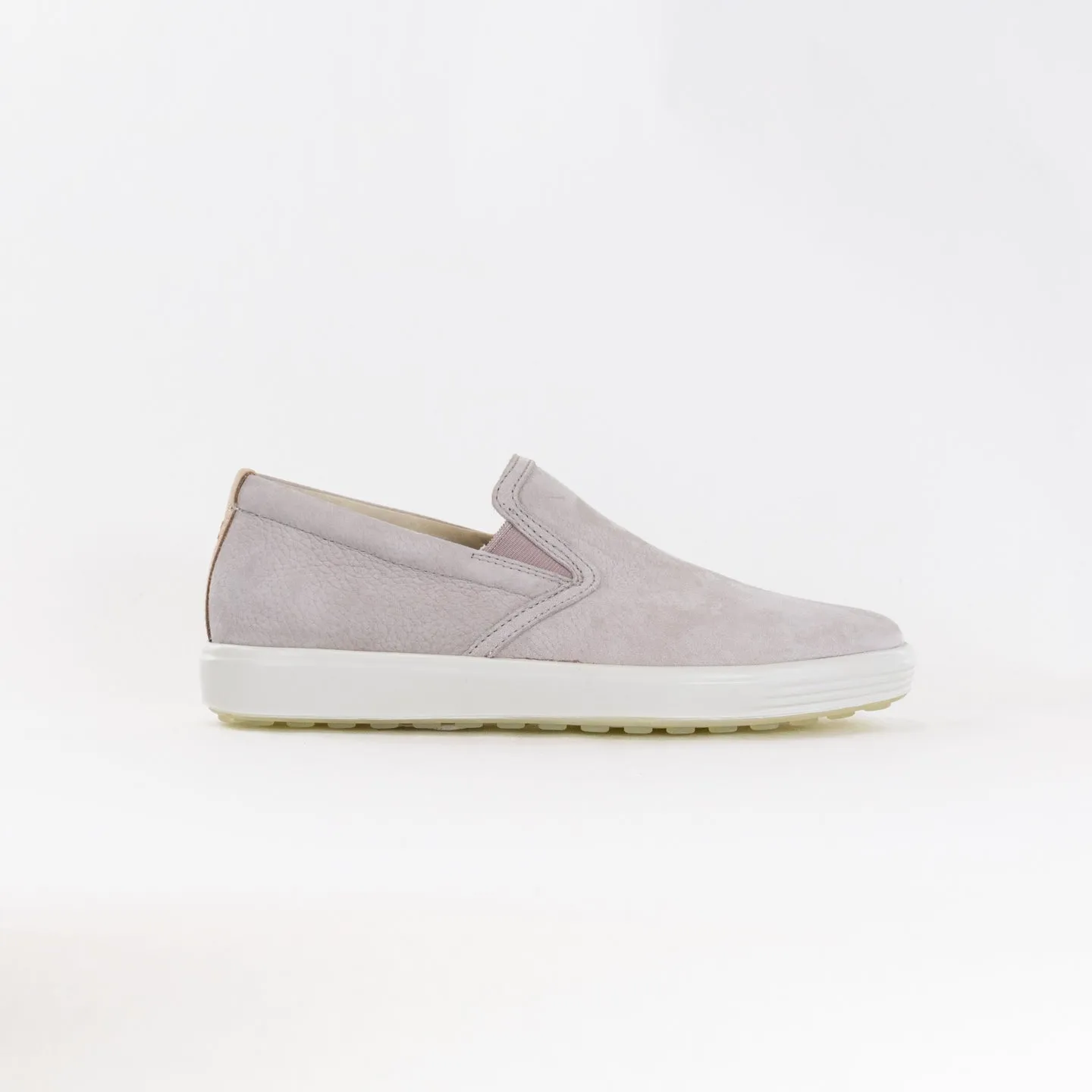 ECCO Soft 7 Casual Slip On (Women's) - Grey Rose/Powder built-to-last