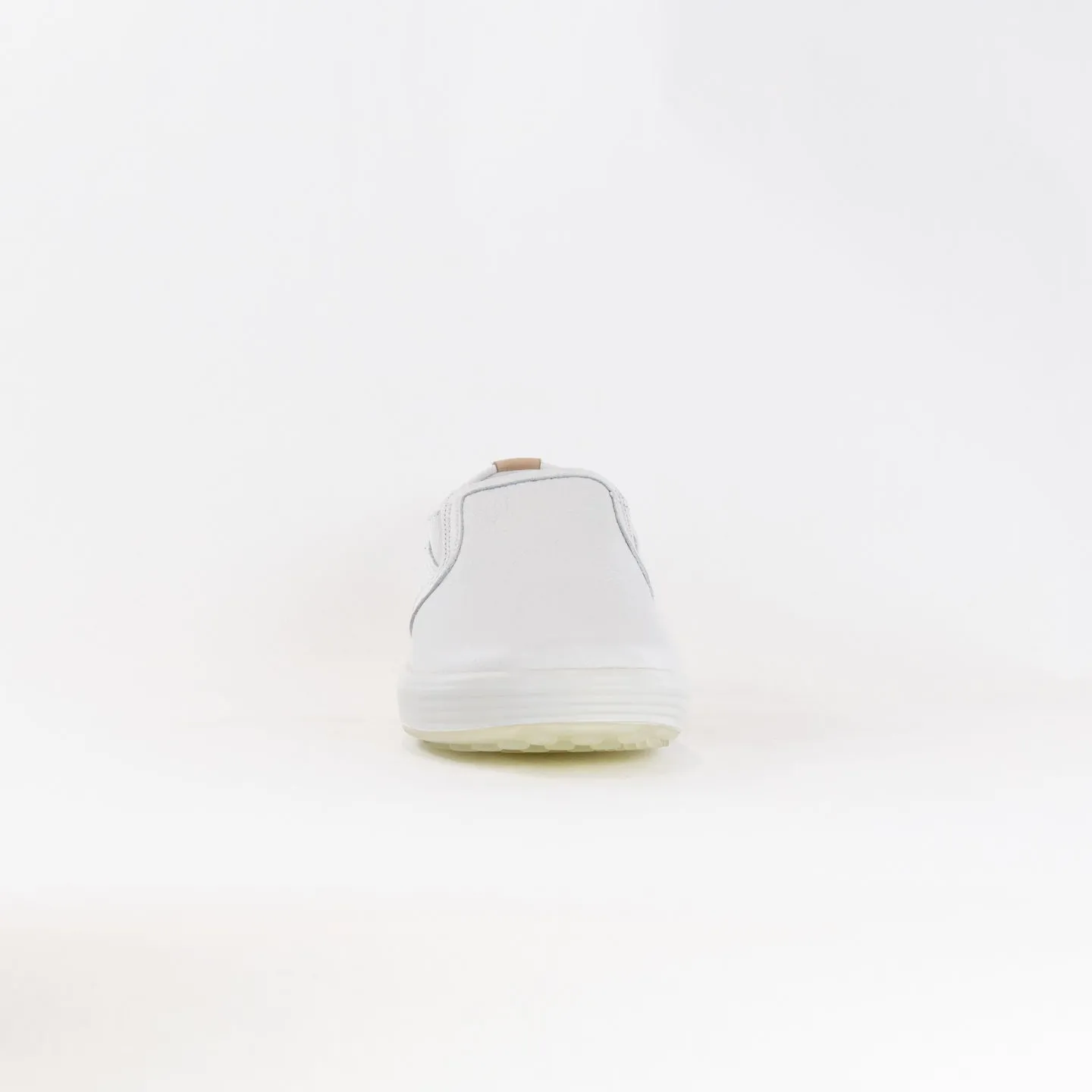 Ecco Soft 7 Casual Slip On (Women's) - White/Powder comfy fit