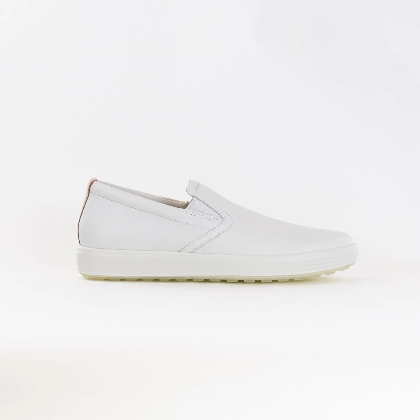 Ecco Soft 7 Casual Slip On (Women's) - White/Powder winter ready