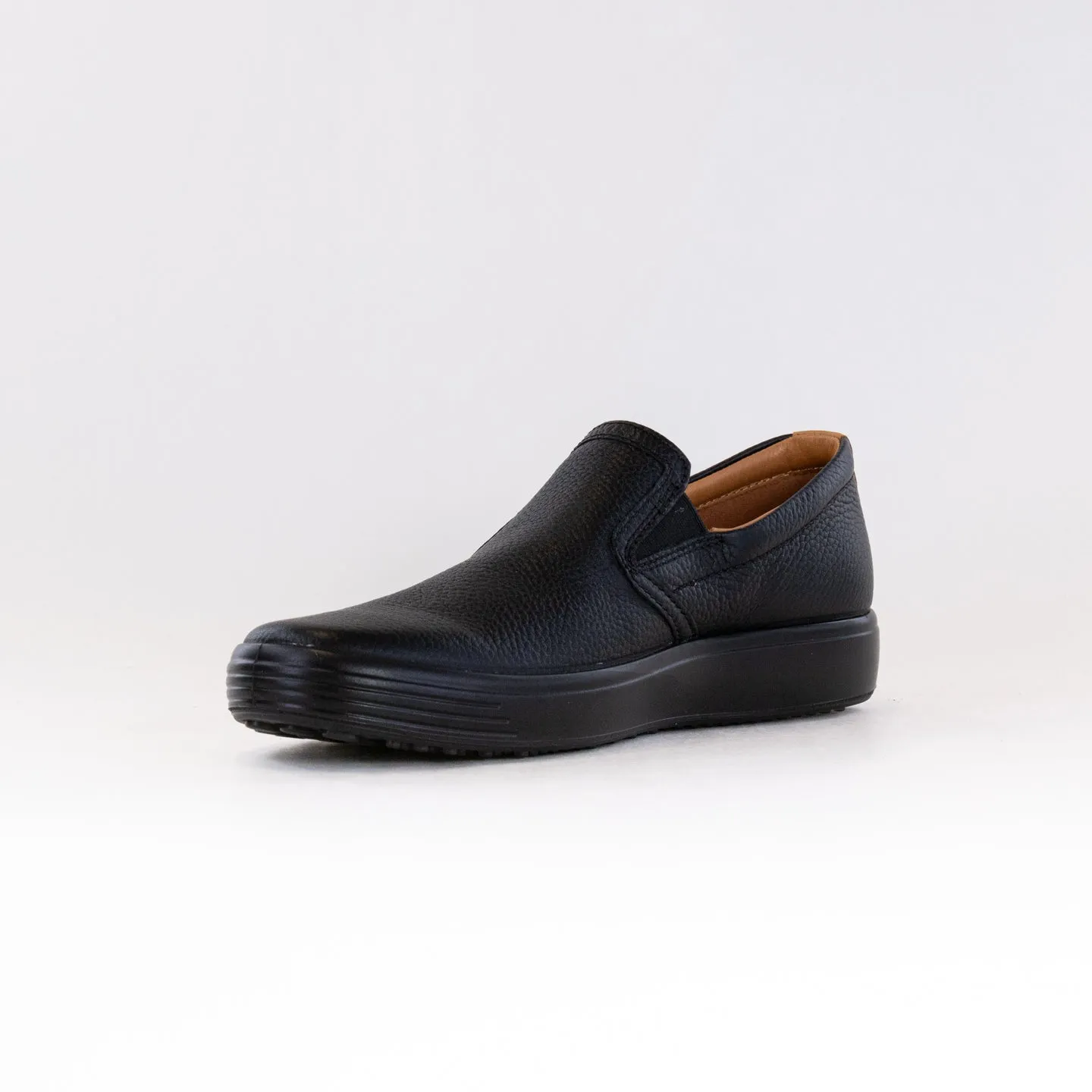 Ecco Soft 7 Slip-On 2.0 (Men's) - Black/Lion heat retention