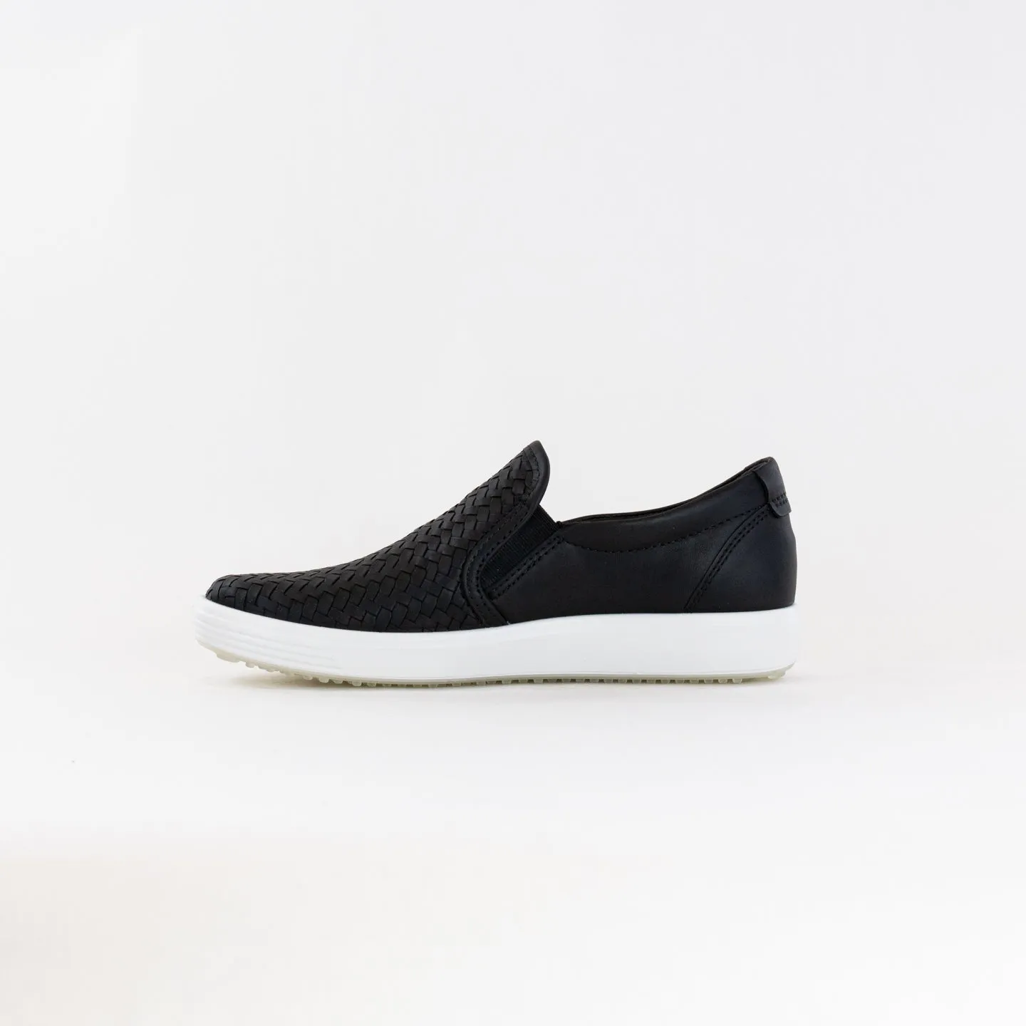 Ecco Soft 7 Woven Slip-on 2.0 (Women's) - Black air mesh