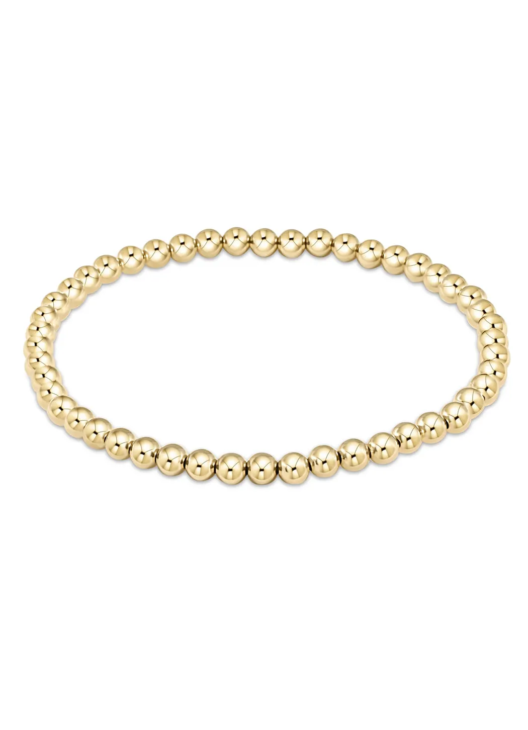 Enewton Classic Gold 4mm Bead Bracelet - Gold effortless style