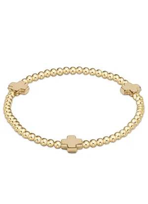 Enewton Extends - Signature Cross Gold Pattern 3mm Bead Bracelet - Gold outdoor tone Enewton Extends - Signature Cross Gold Pattern 3mm Bead Bracelet - Gold street vibe