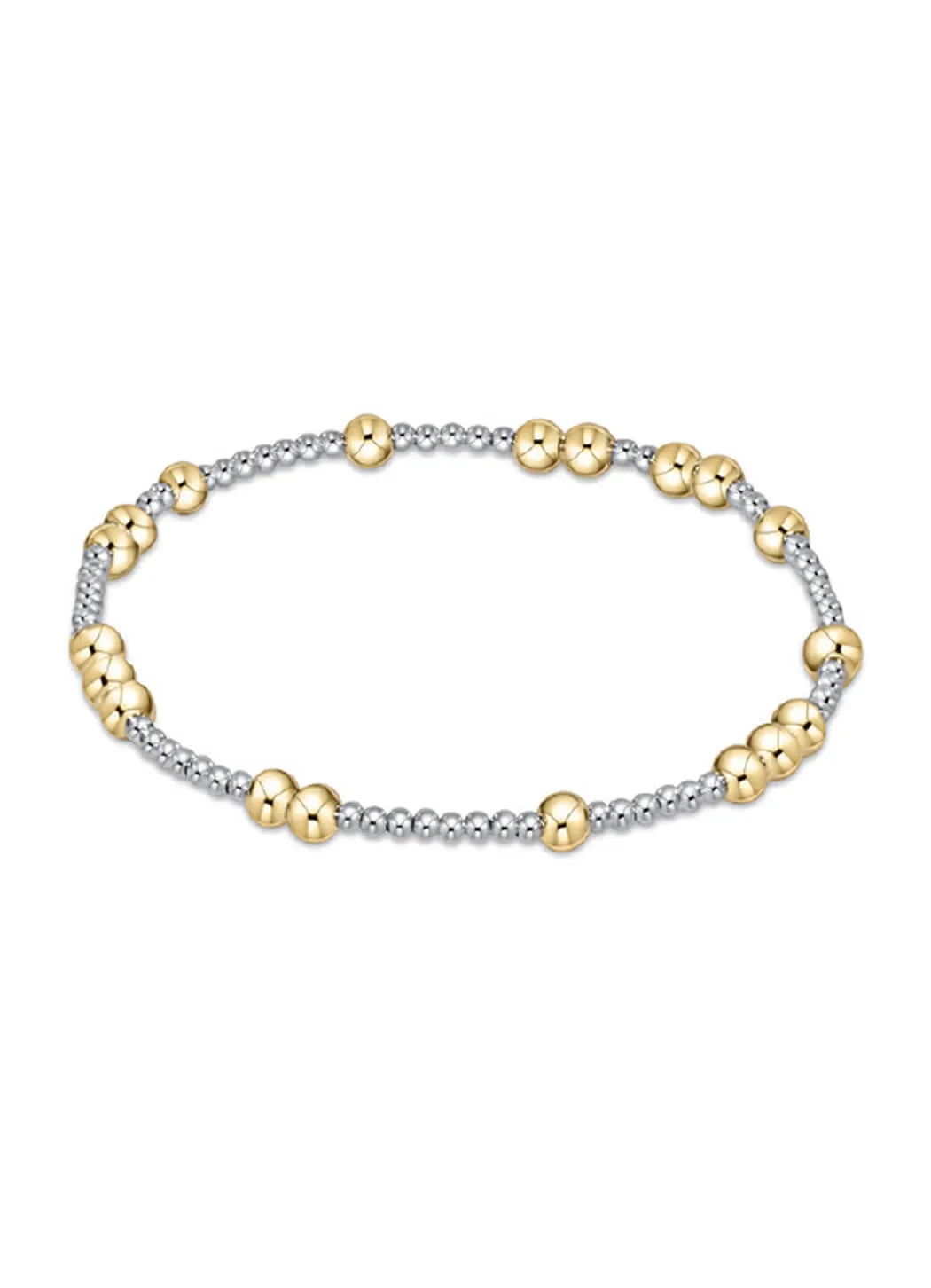 Enewton Hope Unwritten 4mm Bead Bracelet - Mixed Metal balanced use