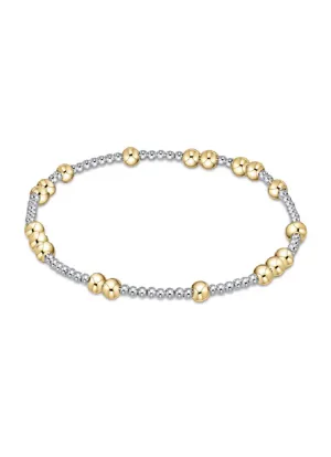 Enewton Hope Unwritten 4mm Bead Bracelet - Mixed Metal smart build Enewton Hope Unwritten 4mm Bead Bracelet - Mixed Metal balanced use