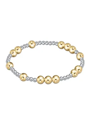 Enewton Hope Unwritten 6mm Bead Bracelet - Mixed Metal soft texture Enewton Hope Unwritten 6mm Bead Bracelet - Mixed Metal sharp fit
