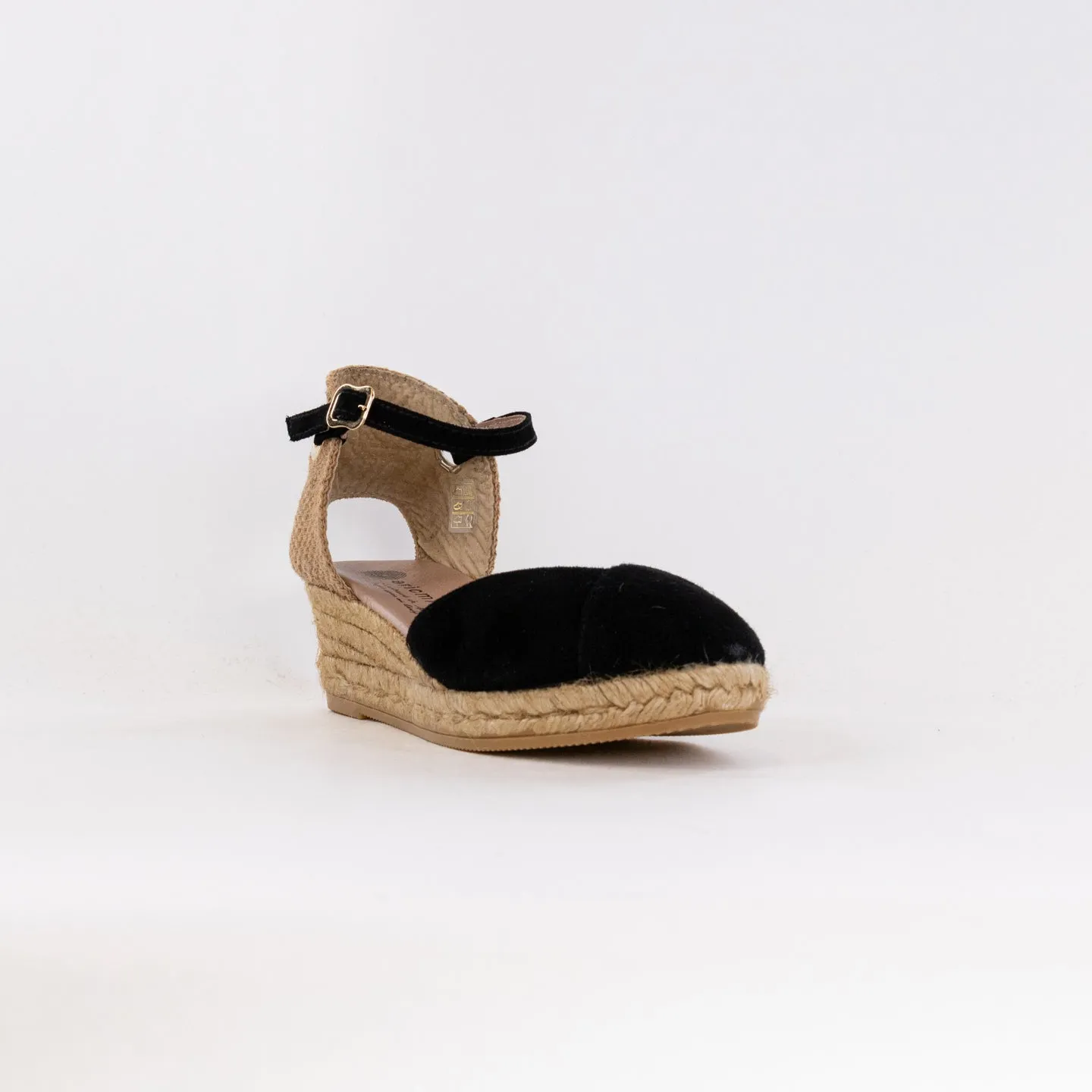 Eric Michael Copa 3 Wedge (Women's) - Black Suede All Day