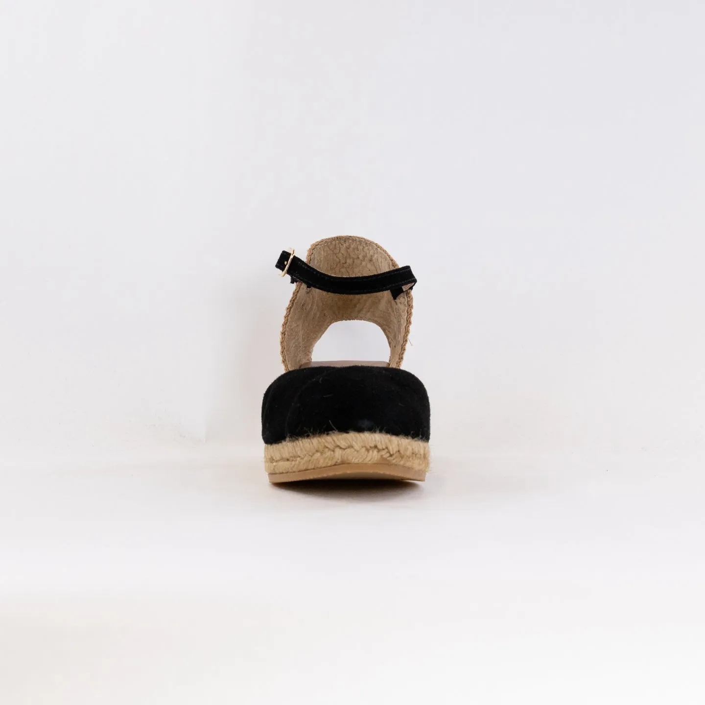 Eric Michael Copa 3 Wedge (Women's) - Black Suede Minimal Step