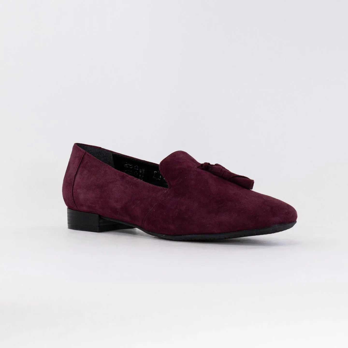 Eric Michael Rana Loafer (Women's) - Wine Suede minimalist design