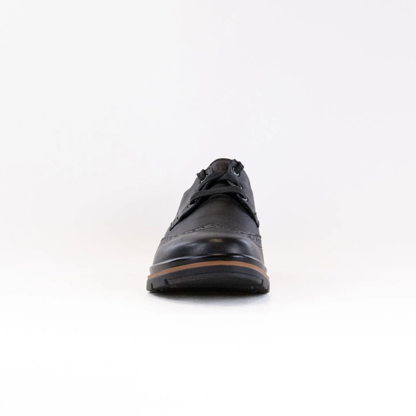 Fidelio Brogue 505102 (Women's) - Black Leather dry touch