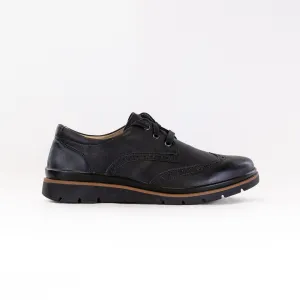 Fidelio Brogue 505102 (Women's) - Black Leather travel pair Fidelio Brogue 505102 (Women's) - Black Leather arch support