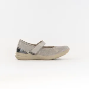 Fidelio Hallux Hi-Energy Mary Jane (Women's) - Stone Metallic Leather nature proof